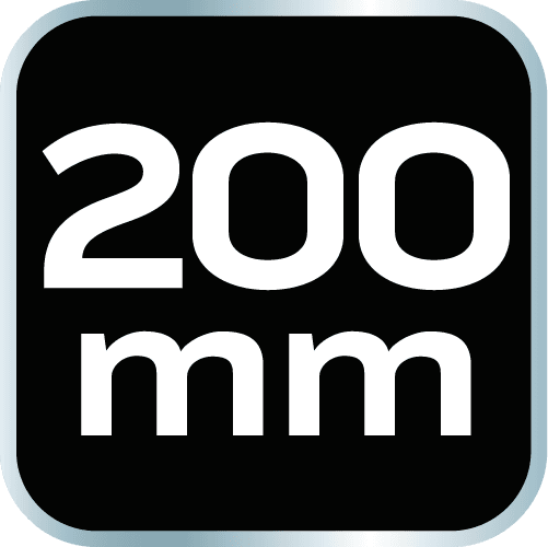 Szpachla malarska 200 mm ze stali nierdzewnej z dwukomponentowym uchwytem 4