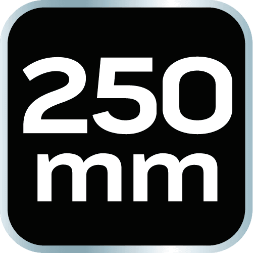 Szpachla malarska 250 mm stal nierdzewna z dwukomponentowym uchwytem 3