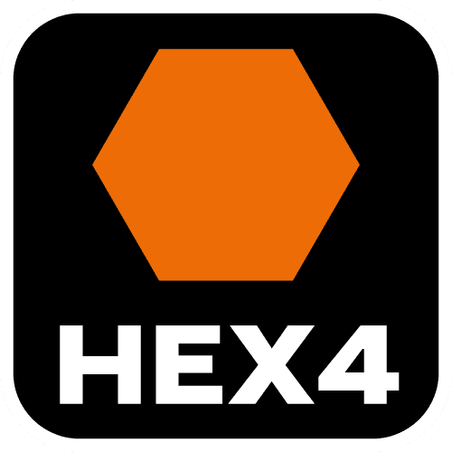 Bity udarowe HEX4 25 mm 2 sztuki 5