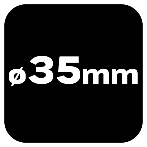 Frez puszkowy 35 mm z ogranicznikiem i szablonem 4