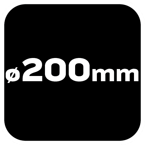 Tarcza diamentowa 200 x 25.4 mm do cięcia turbo 6