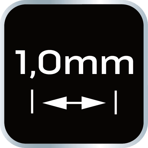 Krzyżyki dystansowe z kółkiem 1 mm 100 sztuk 3