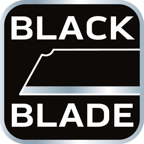 Wymienne ostrza trapezowe czarne 10 sztuk stal SK2 2