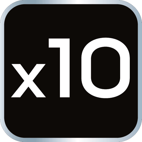 Wymienne ostrza trapezowe czarne 10 sztuk stal SK2 4