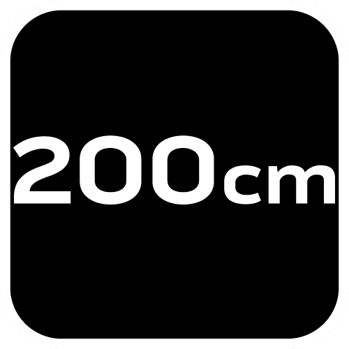 Poziomnica aluminiowa S 400, 3 libelle, 2 uchwyty, 200 cm 5