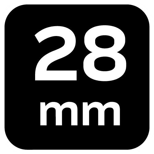 Uchwyt narzędziowy ze stali węglowej do trzonków o średnicy 28 mm, 10 sztuk 9