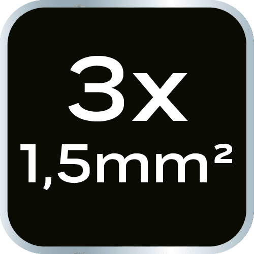 Przedłużacz listwowy 1.5 m 5 gniazd z wyłącznikiem 7