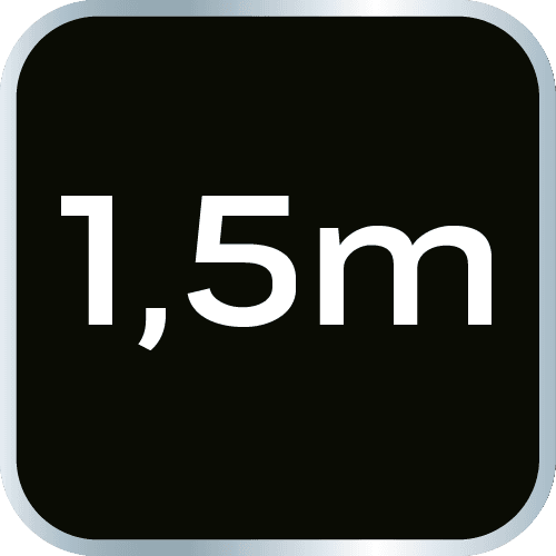 Przedłużacz listwowy 1.5 m 5 gniazd z wyłącznikiem 8