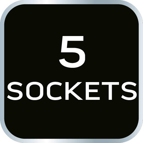 Przedłużacz listwowy 1.5 m 5 gniazd z wyłącznikiem 9