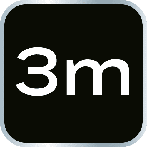 Przedłużacz listwowy 3 m 3 x 1,5 mm2 3 gniazda czarny z wyłącznikiem 9