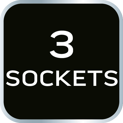 Przedłużacz listwowy 3 m 3 x 1,5 mm2 3 gniazda czarny z wyłącznikiem 10