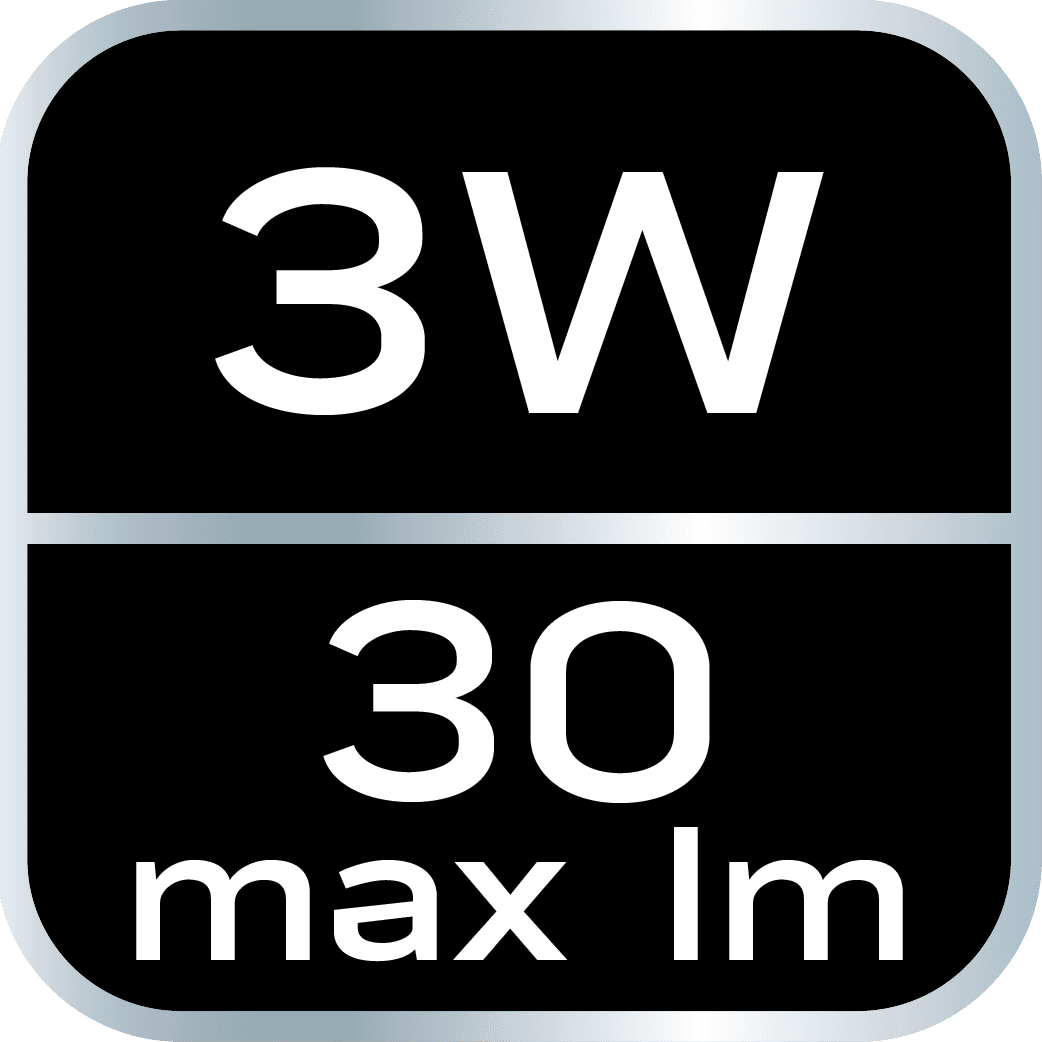 Tylna lampka rowerowa LED 3W z akumulatorem 2