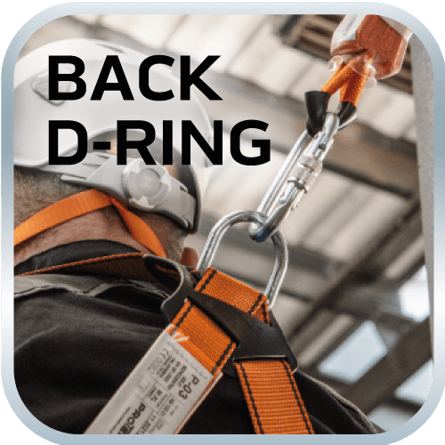 Zestaw asekuracyjny do pracy na wysokości z pasem biodrowym i amortyzatorem 9