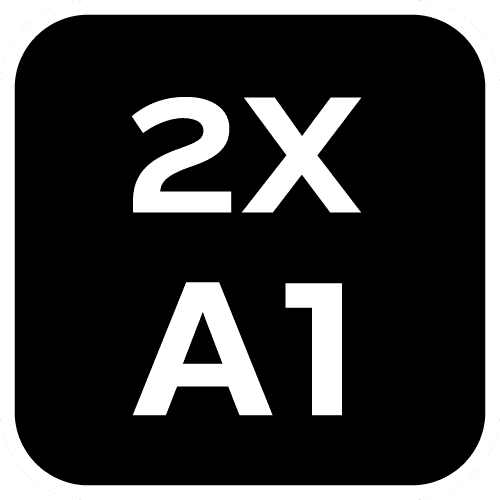 Półmaska silikonowa z 2 pochłaniaczami A1 R 10