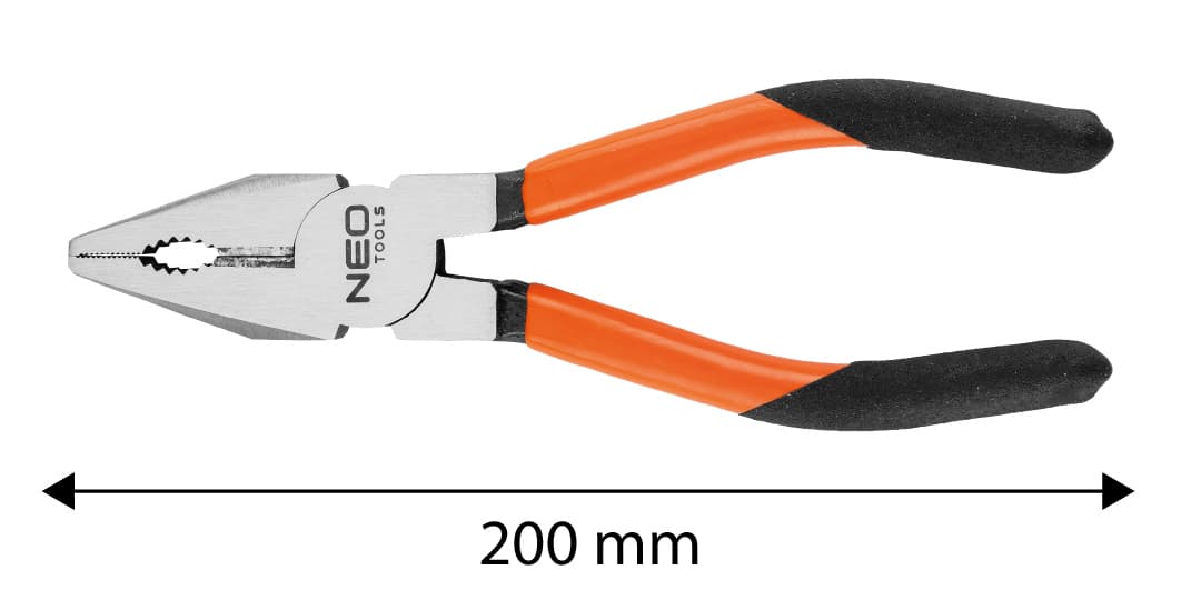 Szczypce uniwersalne 200 mm z ergonomicznym uchwytem 4