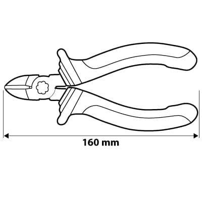 Szczypce boczne izolowane 160 mm do 1000V NEO 3