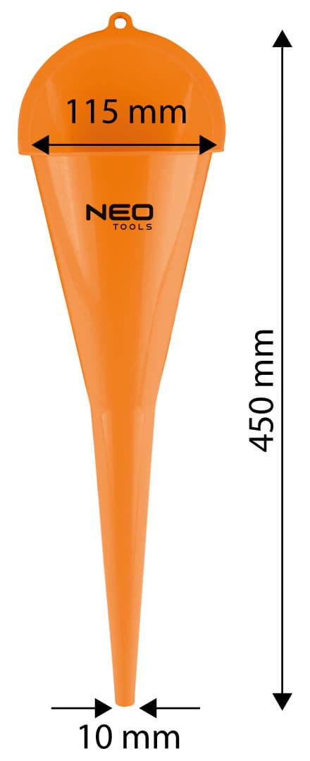 Lejek z długą szyjką do nalewania płynów 450 mm 8