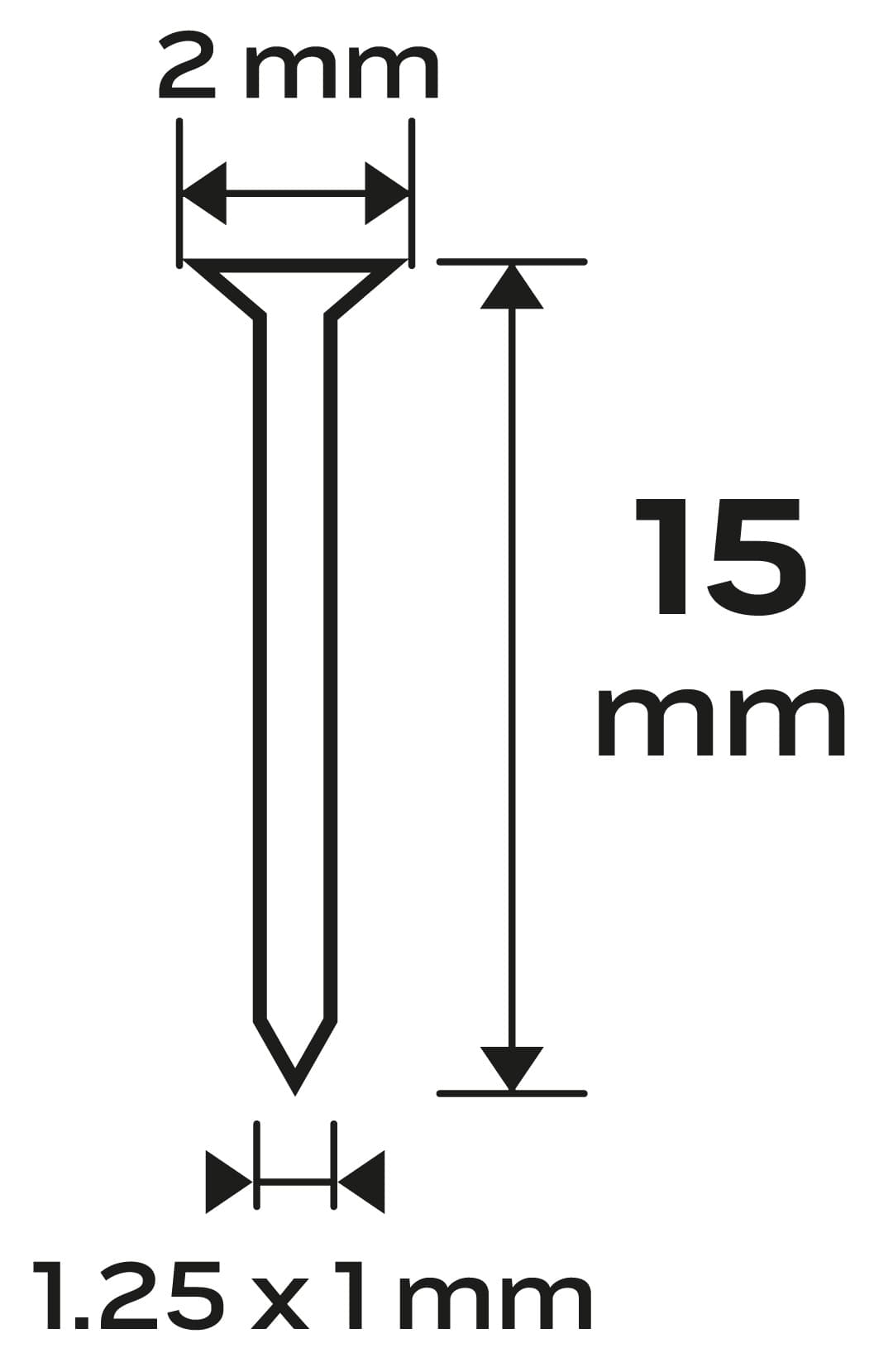 Gwoździe Galwanizowane Do Zszywacza Pneumatycznego Ga18 Typ 300 (F) Długość 15 Mm 4000 Sztuk 9