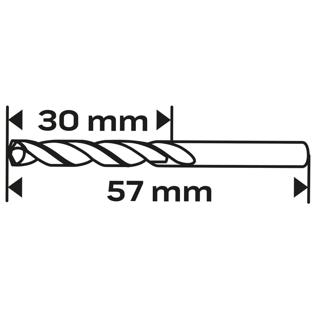 Wiertła do metalu HSS-TiN 2.4 mm 3 sztuki 5