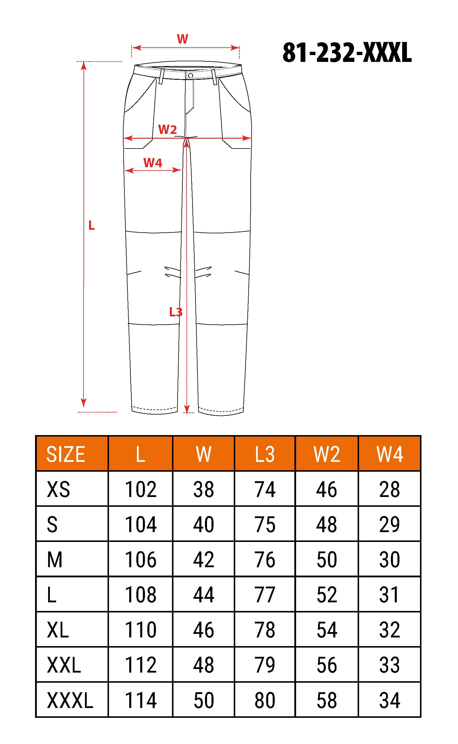 Spodnie robocze Camo URBAN rozmiar XXXL 4