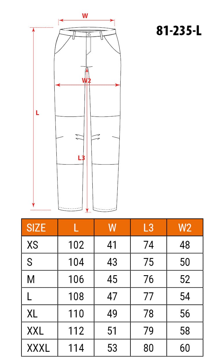 Spodnie robocze Motosynteza bawełna rip stop rozmiar L 4