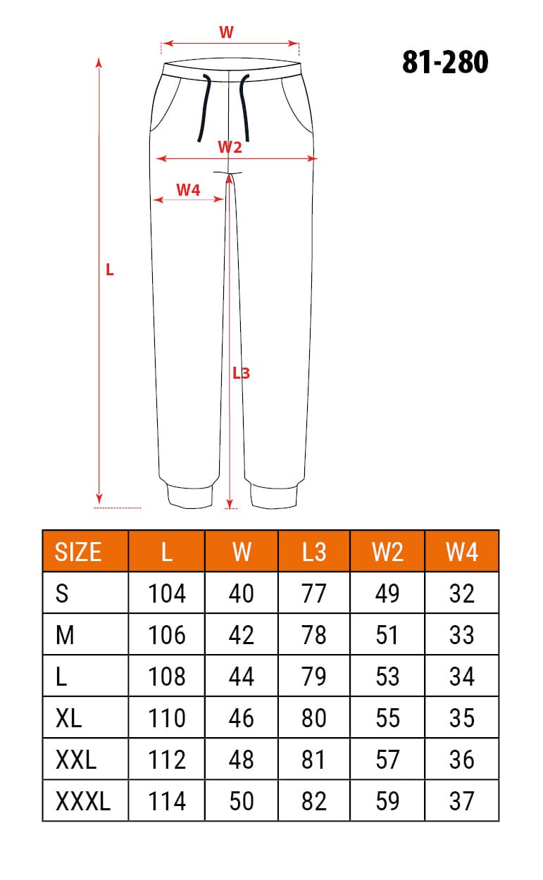 Spodnie dresowe COMFORT szary melanż rozmiar M 4