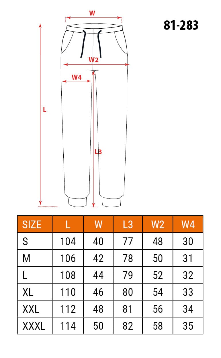 Spodnie dresowe Comfort szaro-czarne rozmiar XL 4