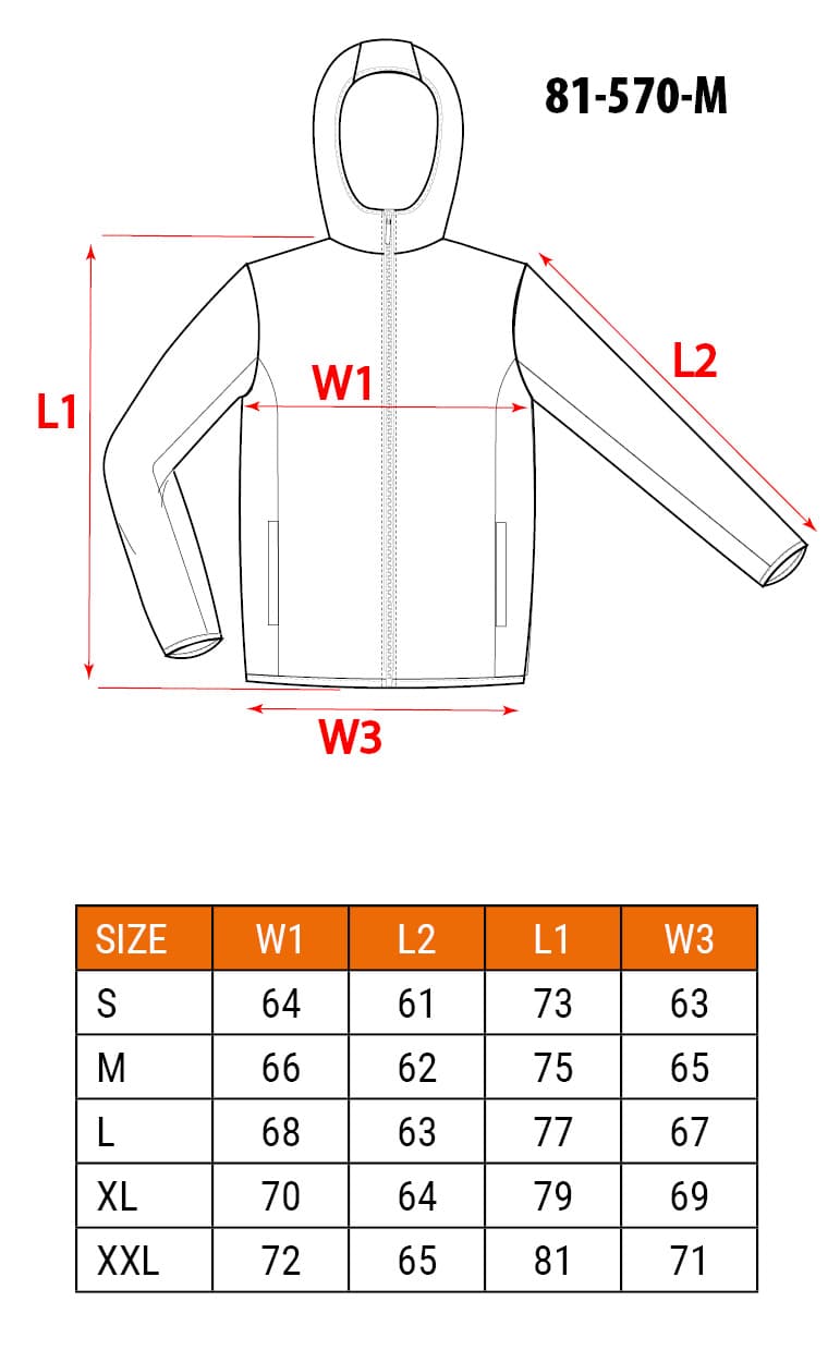 Kurtka robocza zimowa wiatroodporna i wodoodporna rozmiar M/50 4