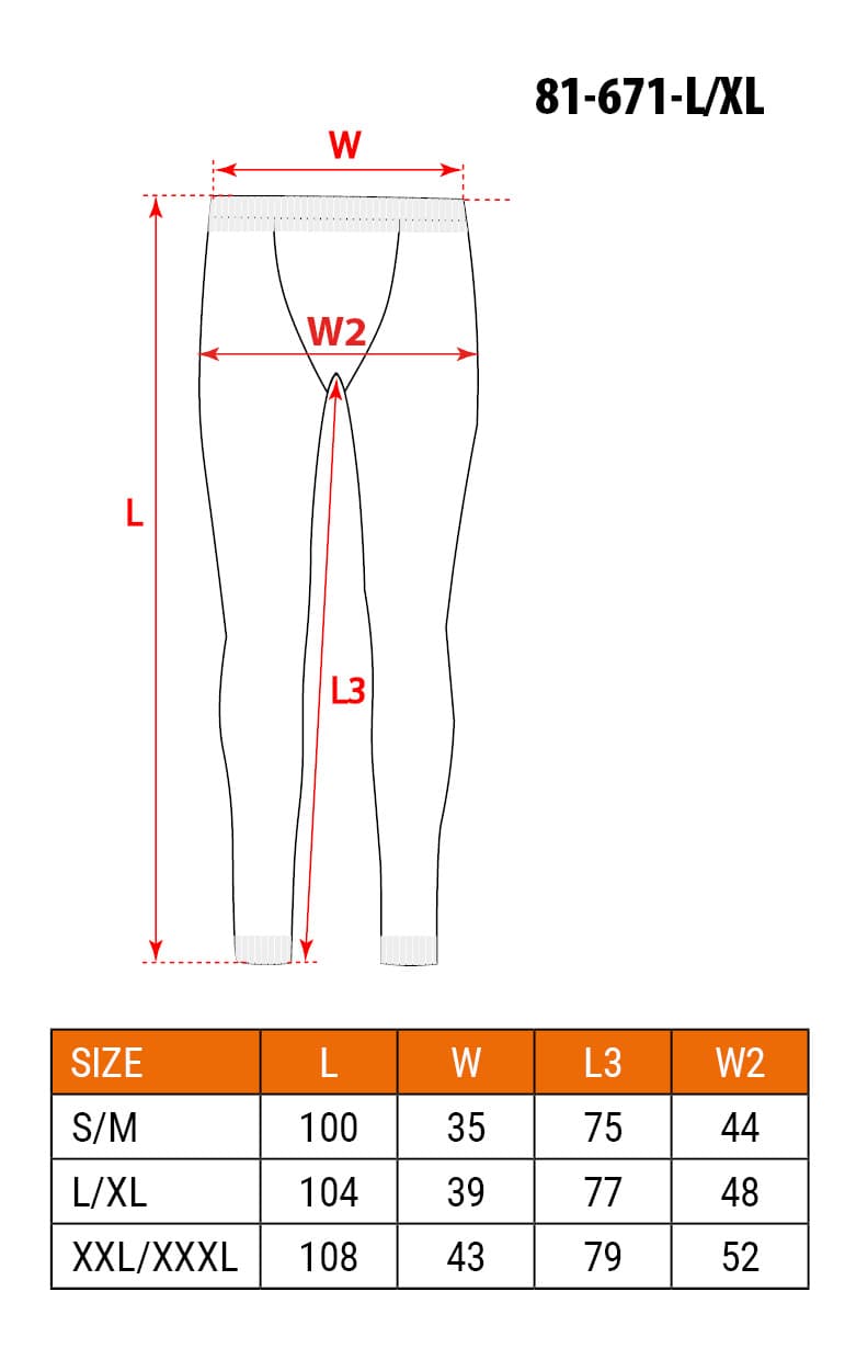 Kalesony termoaktywne BASIC, rozmiar L/XL 7
