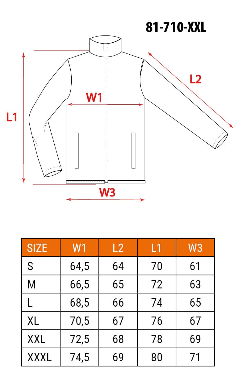 Kurtka robocza ostrzegawcza ocieplana żółta rozmiar XXL 4