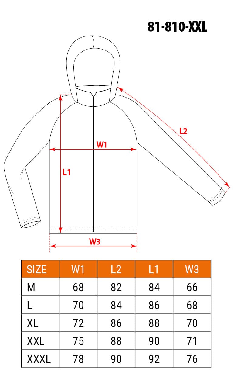 Kurtka przeciwdeszczowa PU/PVC rozmiar XXL 4