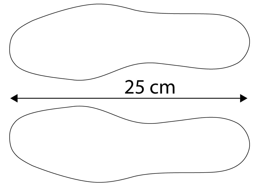 Wkładki filcowe do obuwia rozmiar 38-39 6