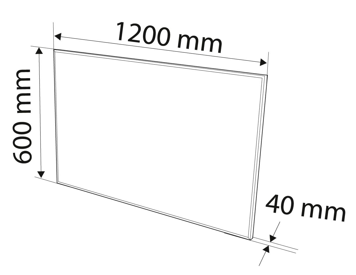 Panel grzewczy na podczerwień 720 W do sporadycznego użytku 4