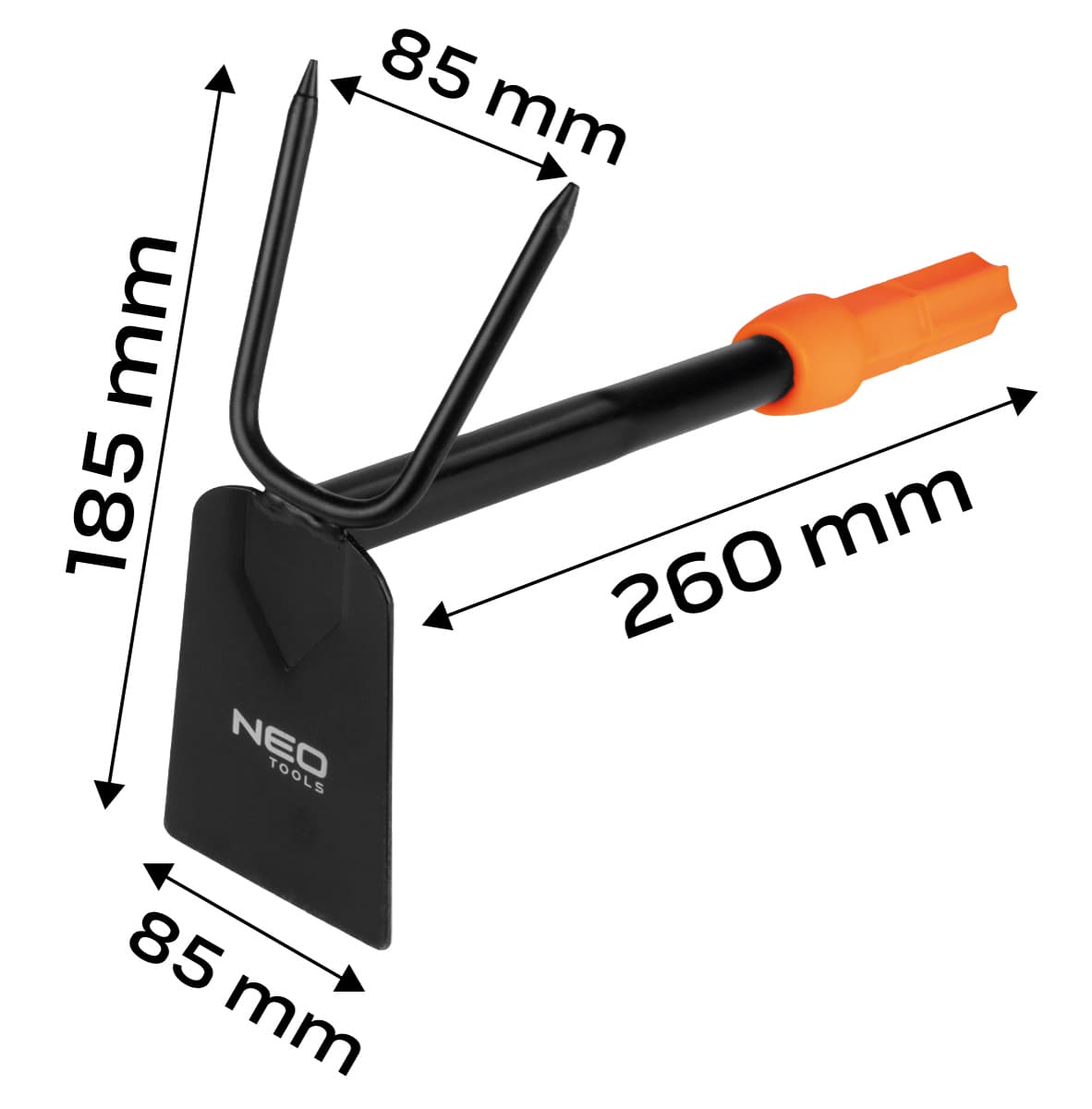 Motyczka dwustronna mała NEO Click System do ogrodu 10