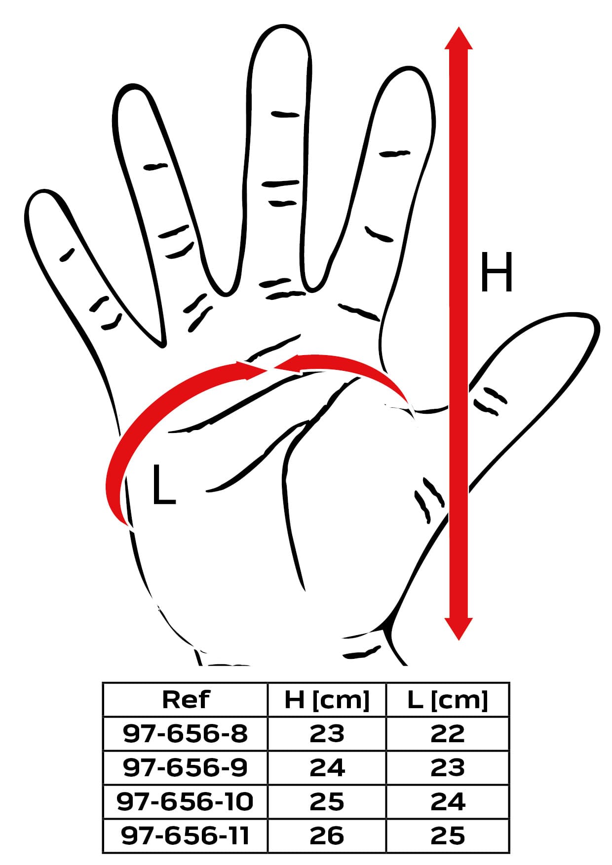 Rękawice robocze skórzane kozie rozmiar 9 cali 3