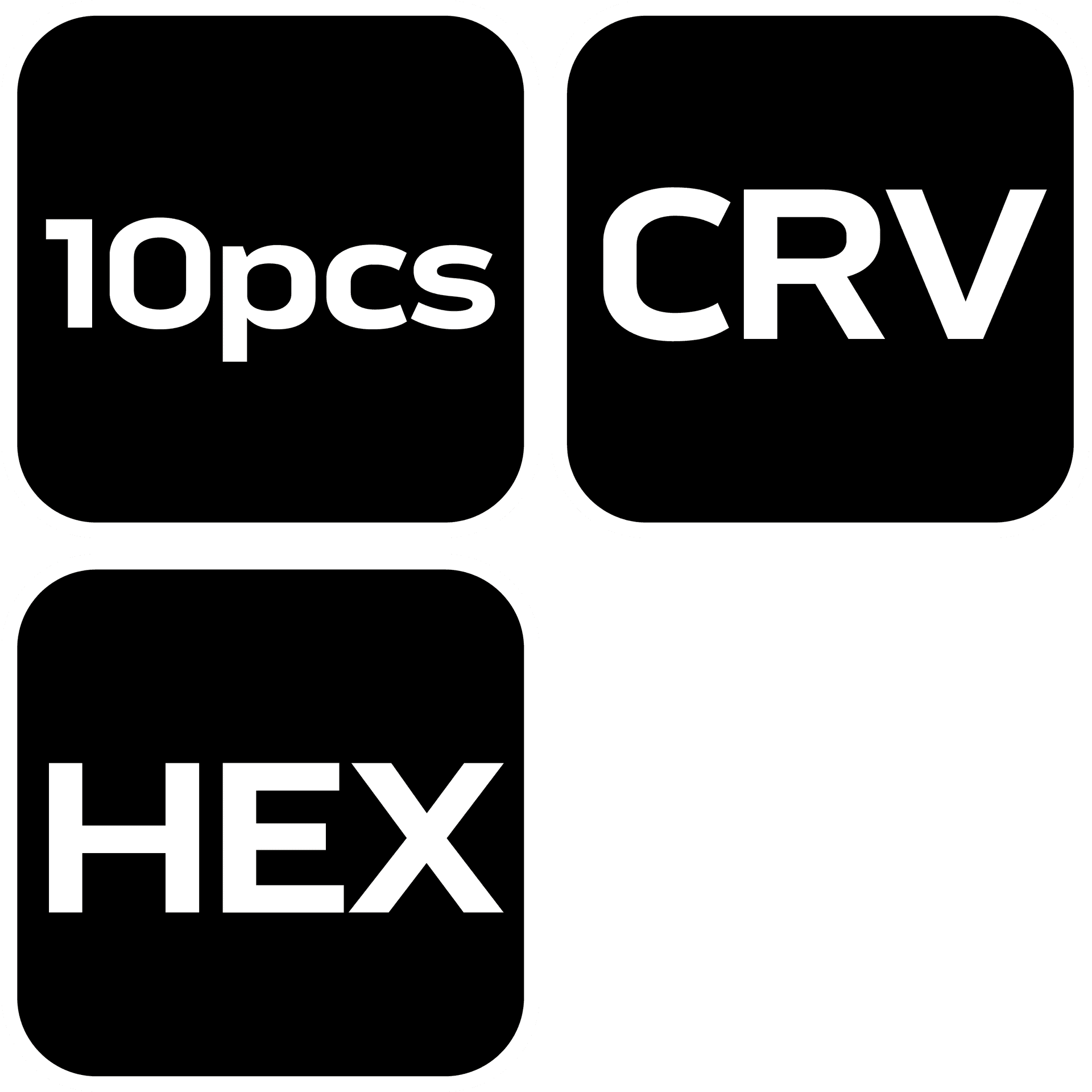 Klucze trzpieniowe z przetyczką 2-10 mm, 10 sztuk w stojaku 6