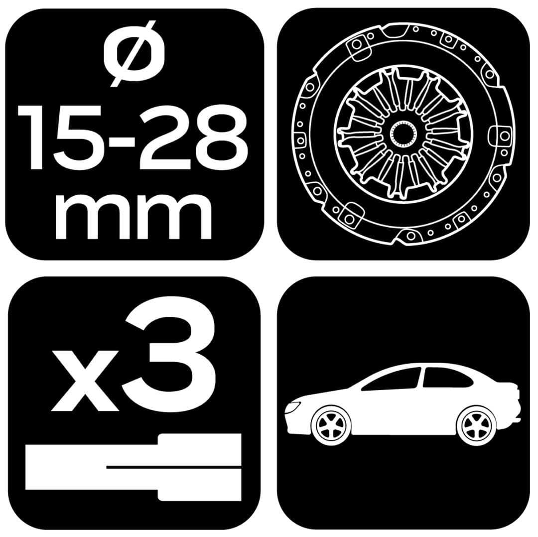 Uniwersalny zestaw do centrowania sprzęgła 3