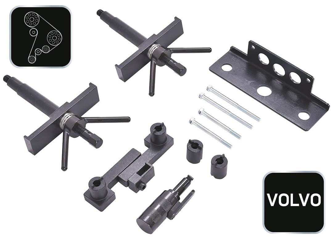 Zestaw do ustawiania wałków rozrządu w silnikach benzynowych Volvo 4