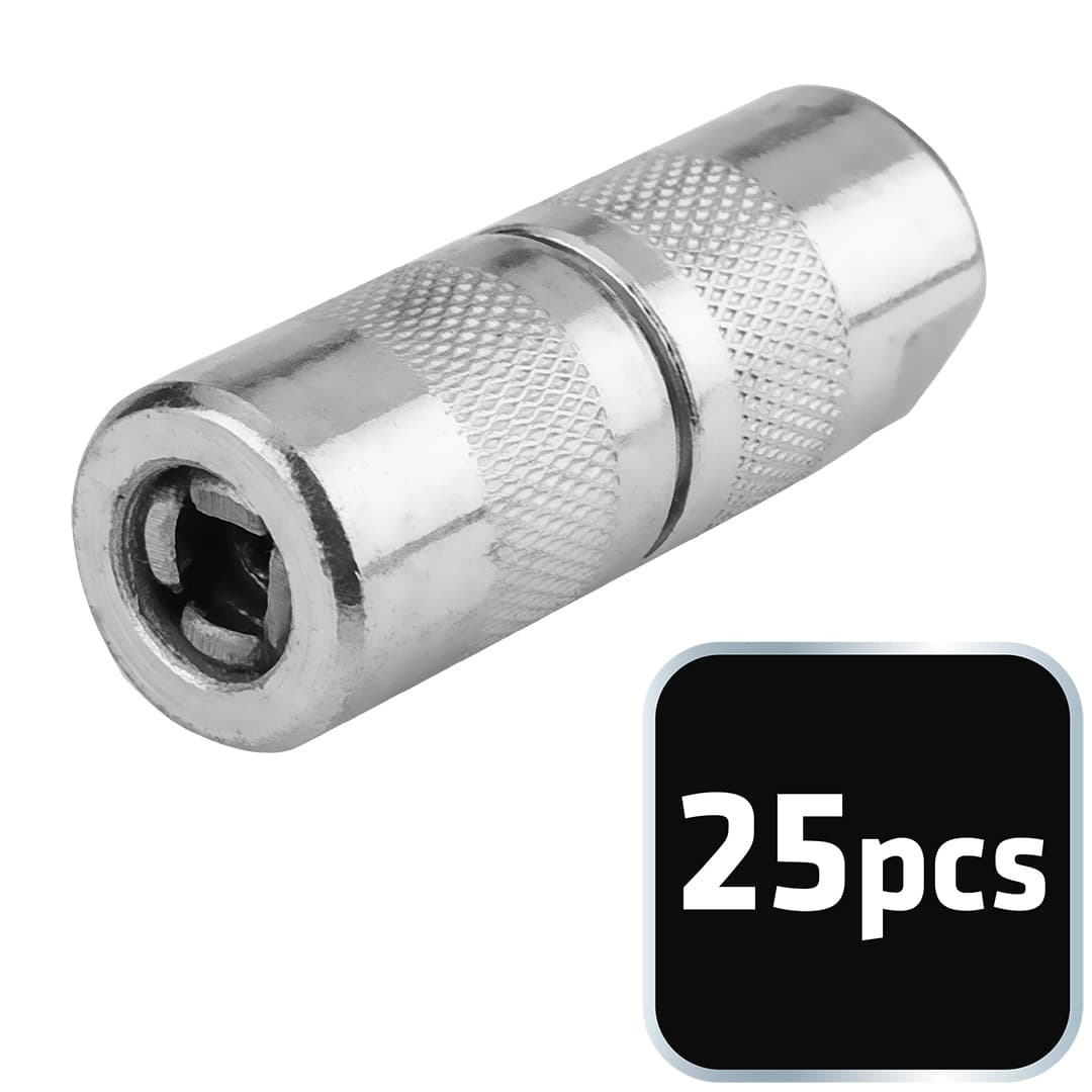 Końcówka smarownicy 4 szczękowa stal galwanizowana 9