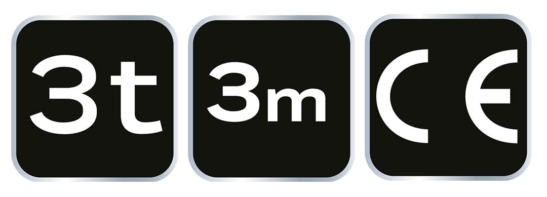 Wciągarka łańcuchowa o udźwigu 3 tony i długości 3 metry 3