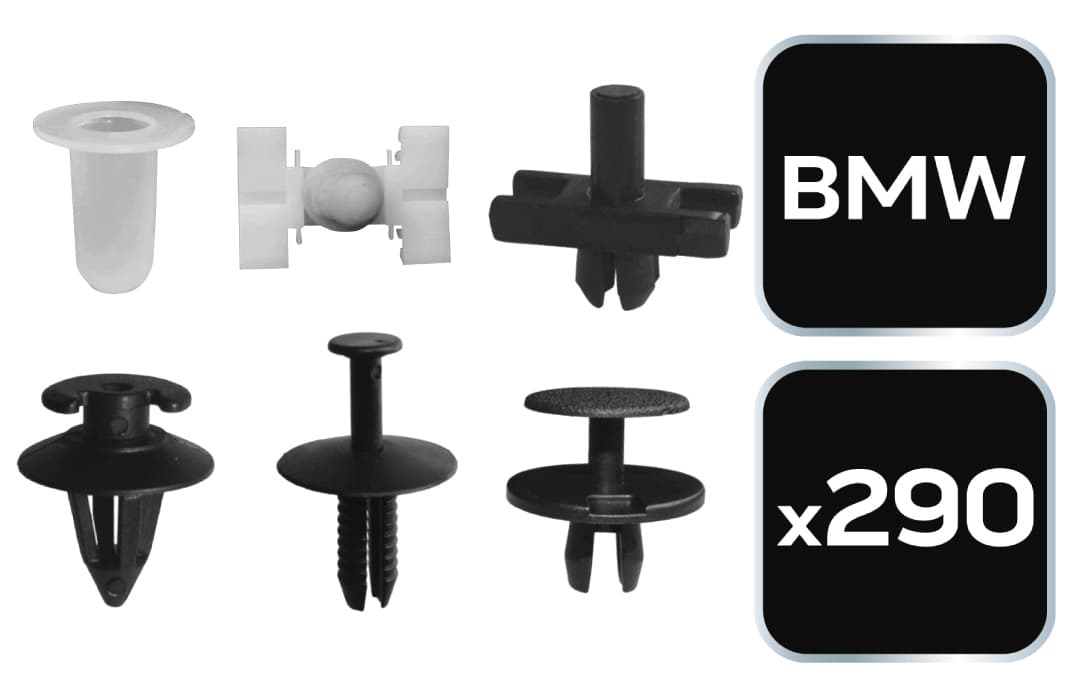 Zestaw spinek samochodowych do BMW 290 sztuk 4