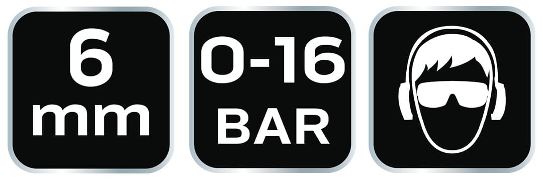 Szybkozłączka do kompresora z wyjściem na wąż 6 mm 5