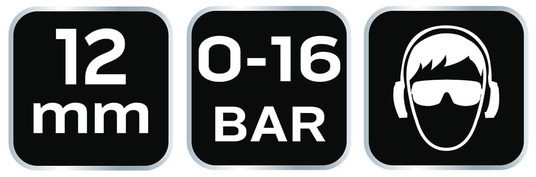 Szybkozłączka do kompresora ze stali nierdzewnej z wyjściem na wąż 12 mm 5