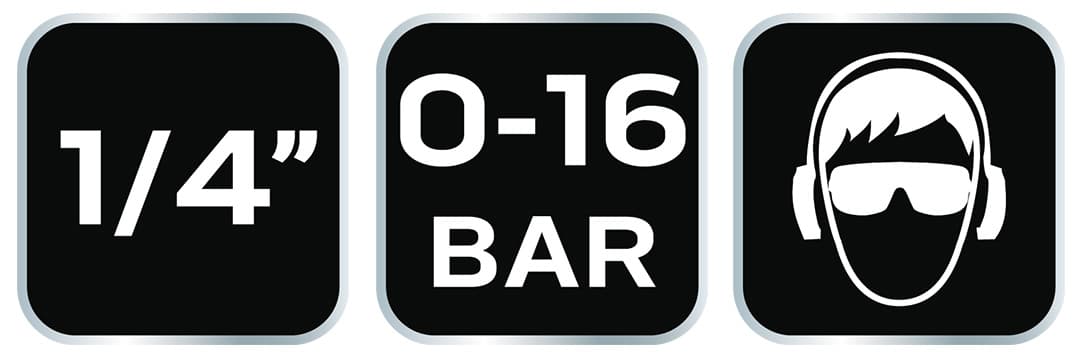 Mosiężna niklowana końcówka do szybkozłączki z gwintem zewnętrznym 1/4 cala 3