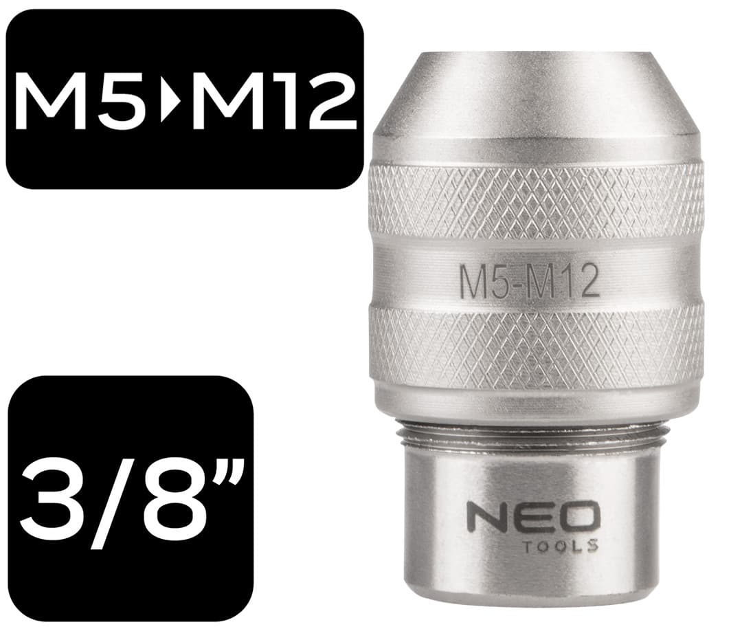 Adapter do gwintowników 3/8 cala DR M5-M12 9