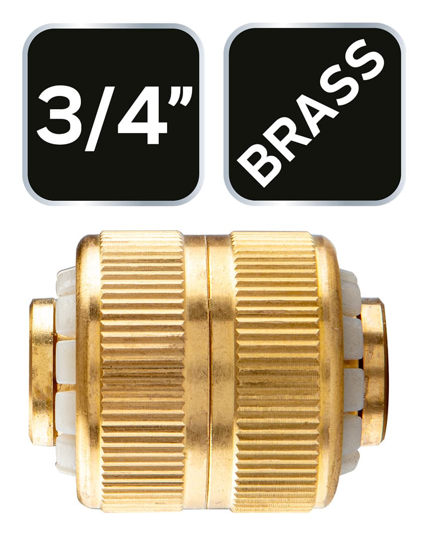 Reparator mosiężny do węża ogrodowego 3/4 cala 3