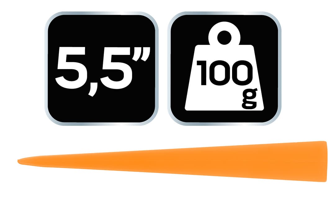 Klin plastikowy do rozłupywania drewna 5,5 cala 4