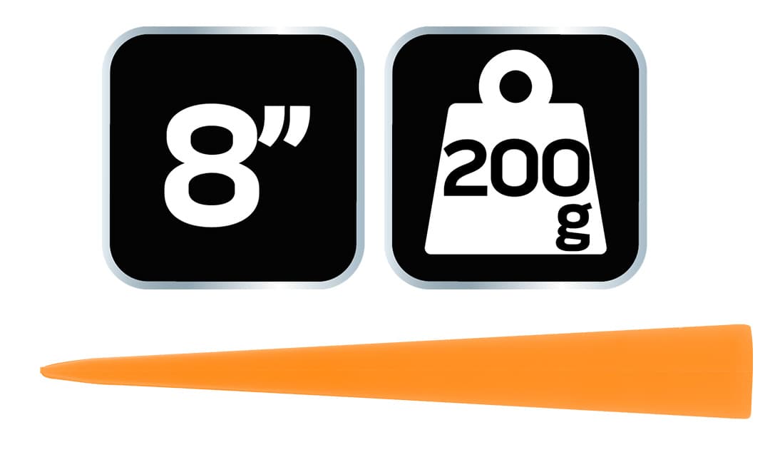 Klin z tworzywa sztucznego do rozłupywania drewna 20 cm 3