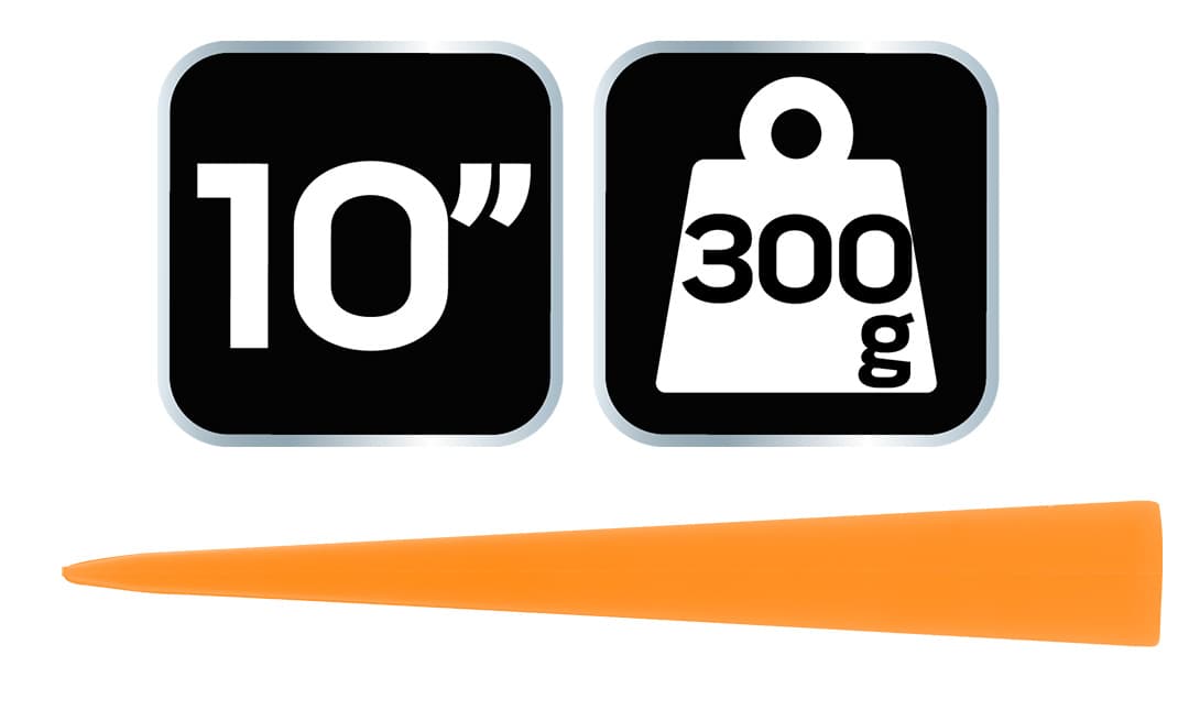 Klin plastikowy do rozłupywania drewna 10 cali 4