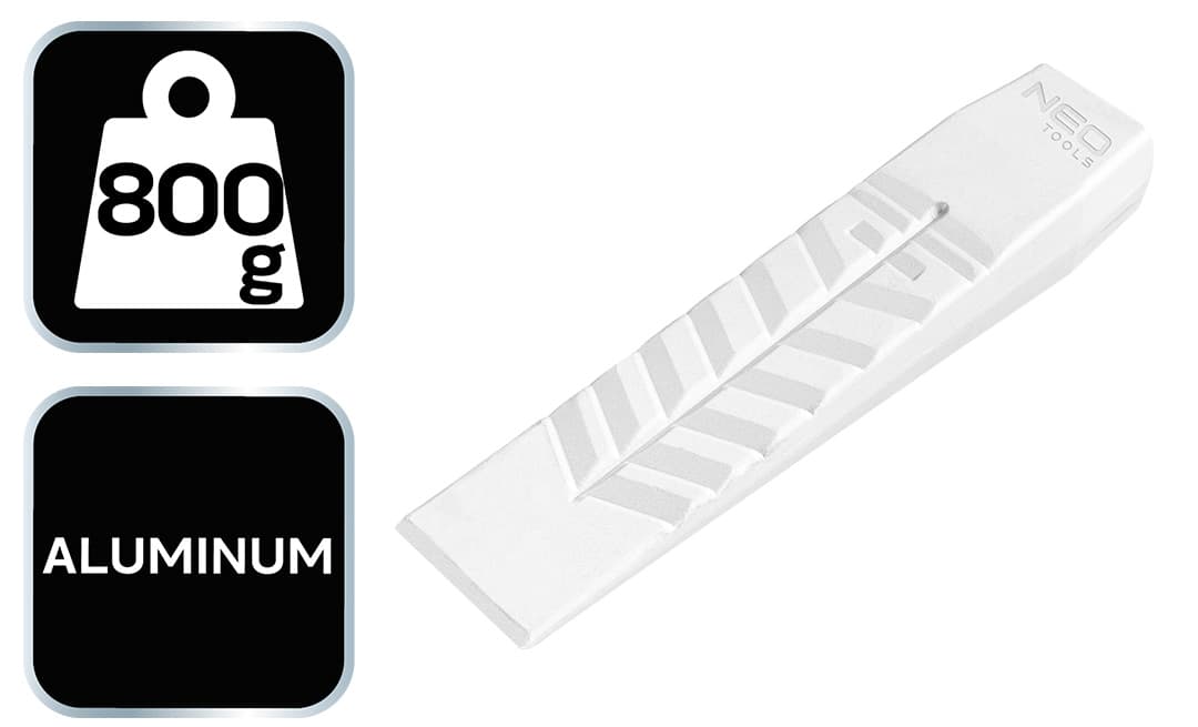 Klin aluminiowy do rozłupywania drewna 800 g 3